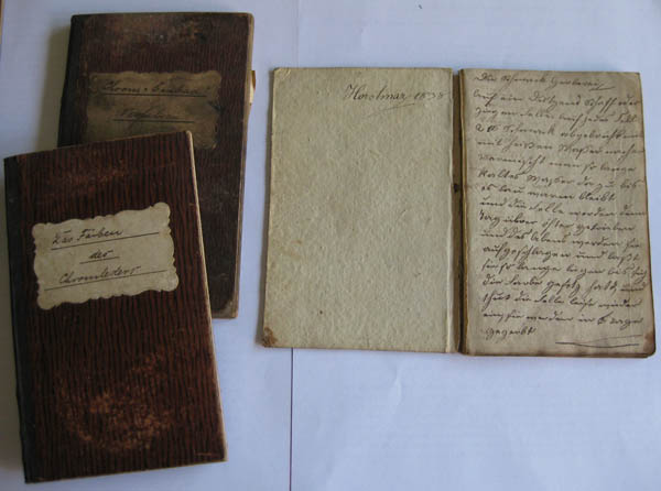 Flottenb&uuml;cher von 1835 der Gerberei Vill