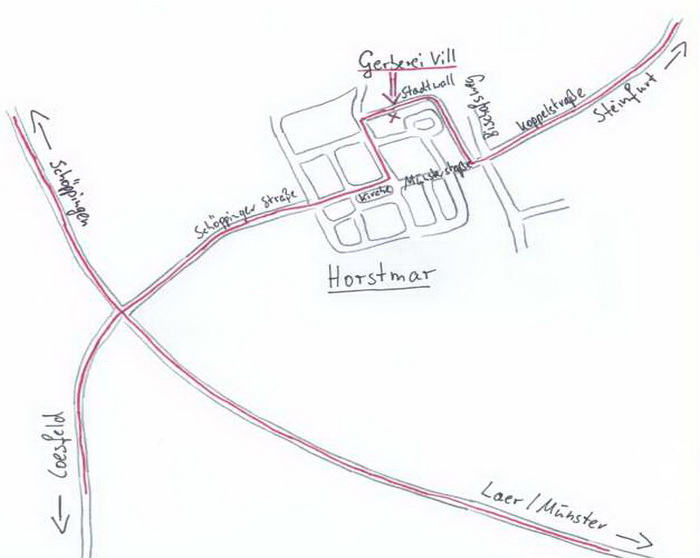 Stadtplan Horstmar